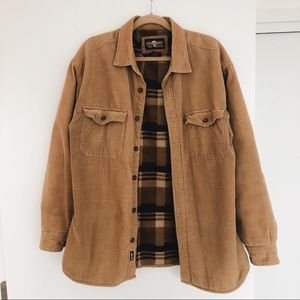 SOLD Vintage Corduroy Button Down-Fleece Lining